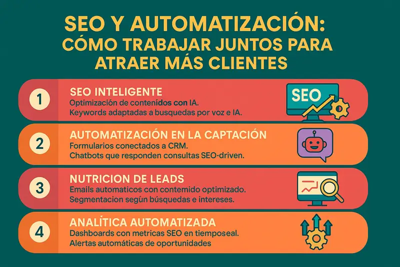 SEO y automatización: cómo trabajar juntos para atraer más clientes